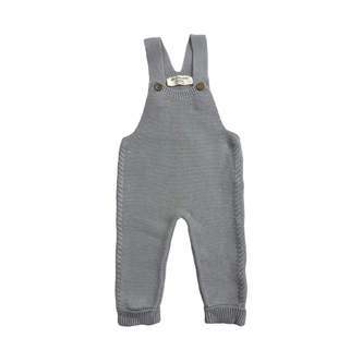Stone Suspenders - Grey / 9-12m - 80cm