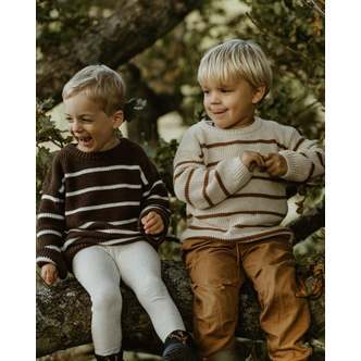 Milky Coffee sweater brown - Brown / 9-12m - 80cm