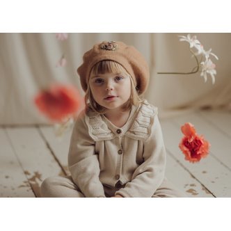 Daisy cardigan - Beige / 6-9m - 74cm