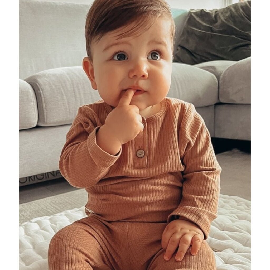 Milky Blouse - Brown / 3-6m - 68cm