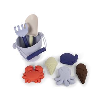 Silikone strandsæt - Blue Mix