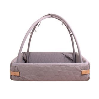 Aktivitetsnest - Soft quilt - Dark grey