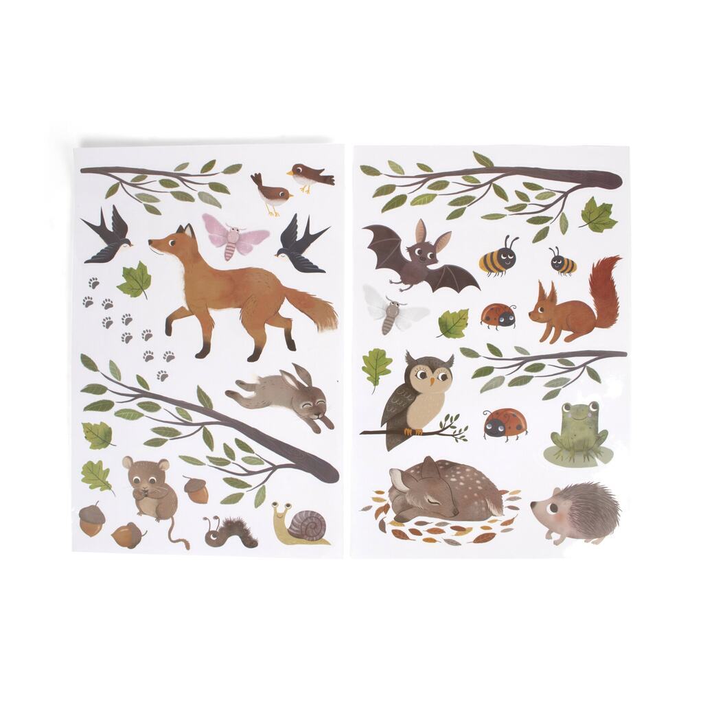 Wallstickers - Skovens dyr
