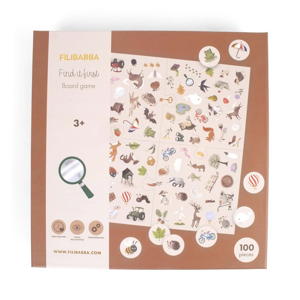 Hvem finder det først? Brætspil