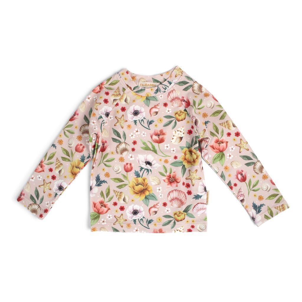 Nor - UV-bluse LS 1-2 år - Ocean Blossom
