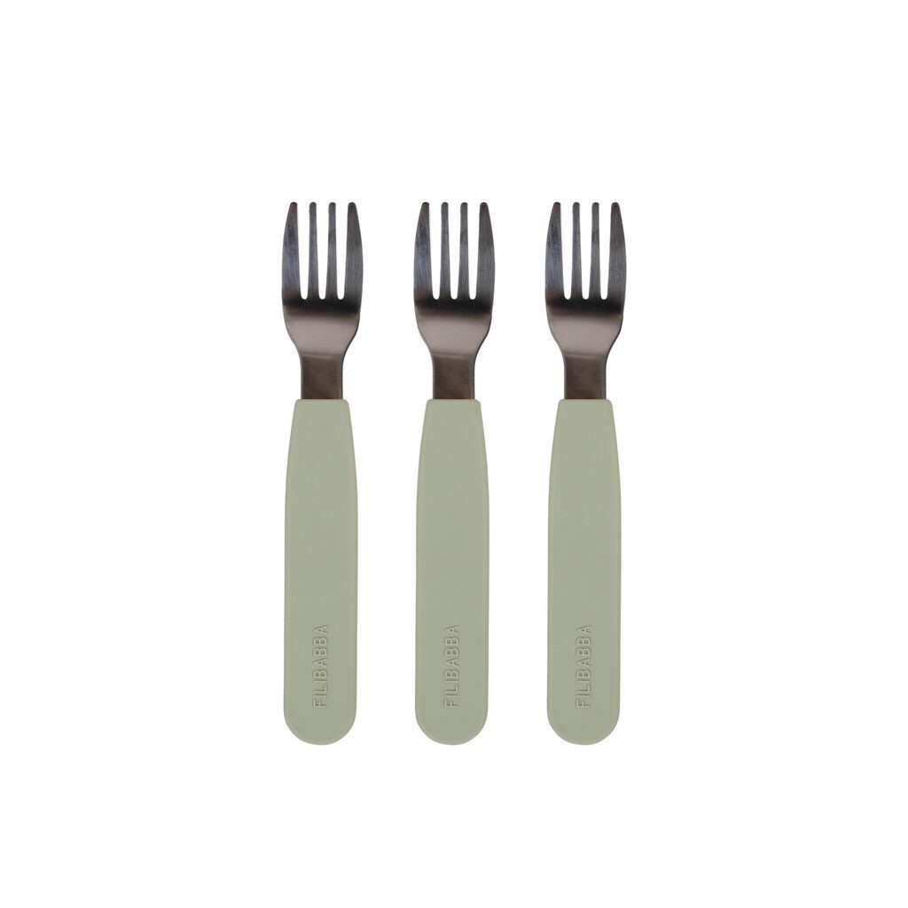 Silikone gafler 3-pak - Green