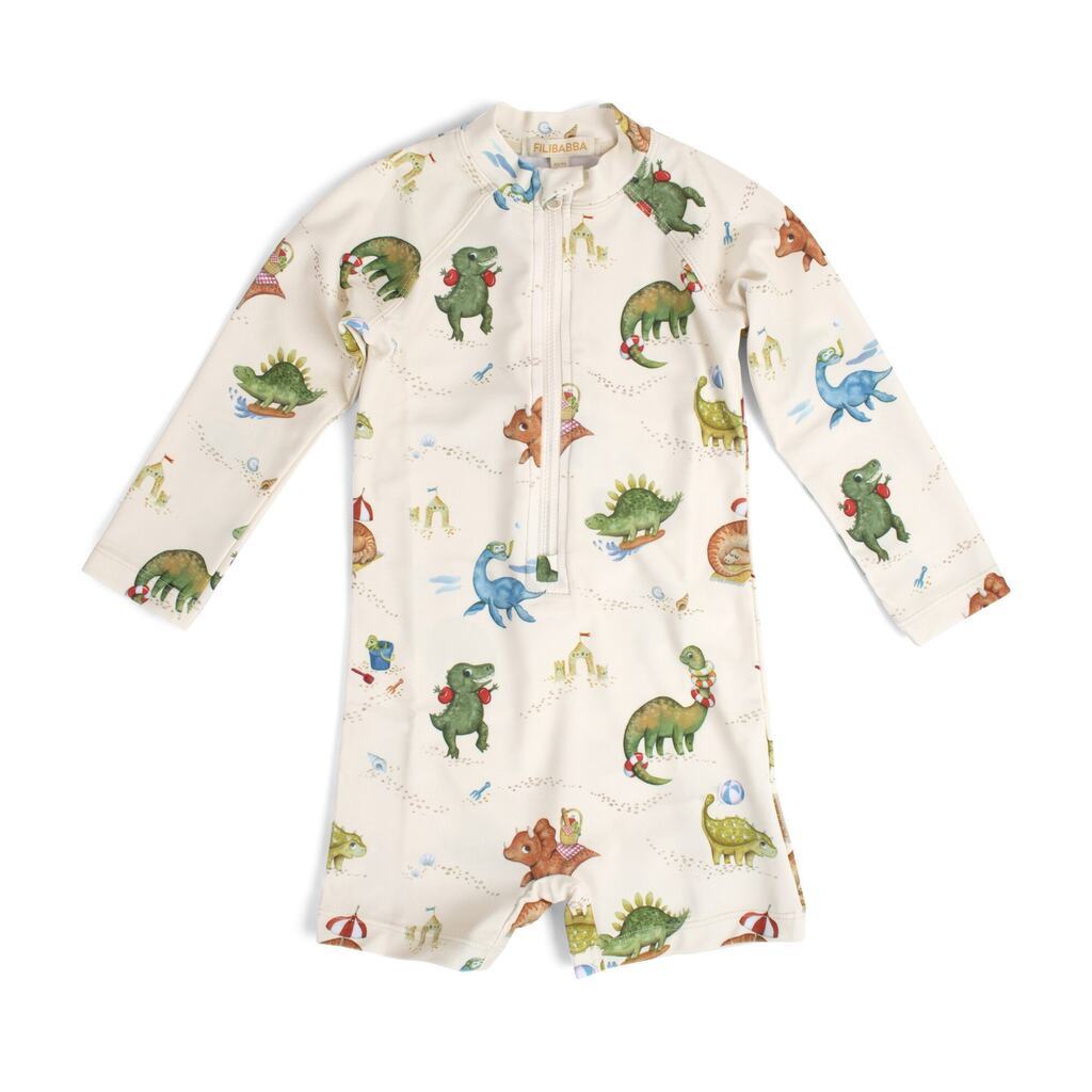 Villads  UV-dragt 3-4 år  Dino Beach