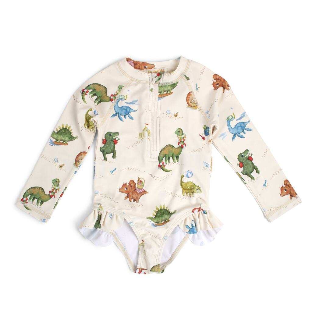 Vilje  UV-dragt 3-4 år  Dino Beach