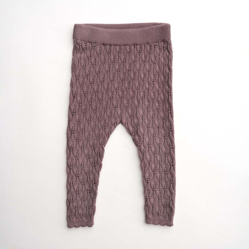 Rosa bukser - leggings til børn - Rose taupe / 104