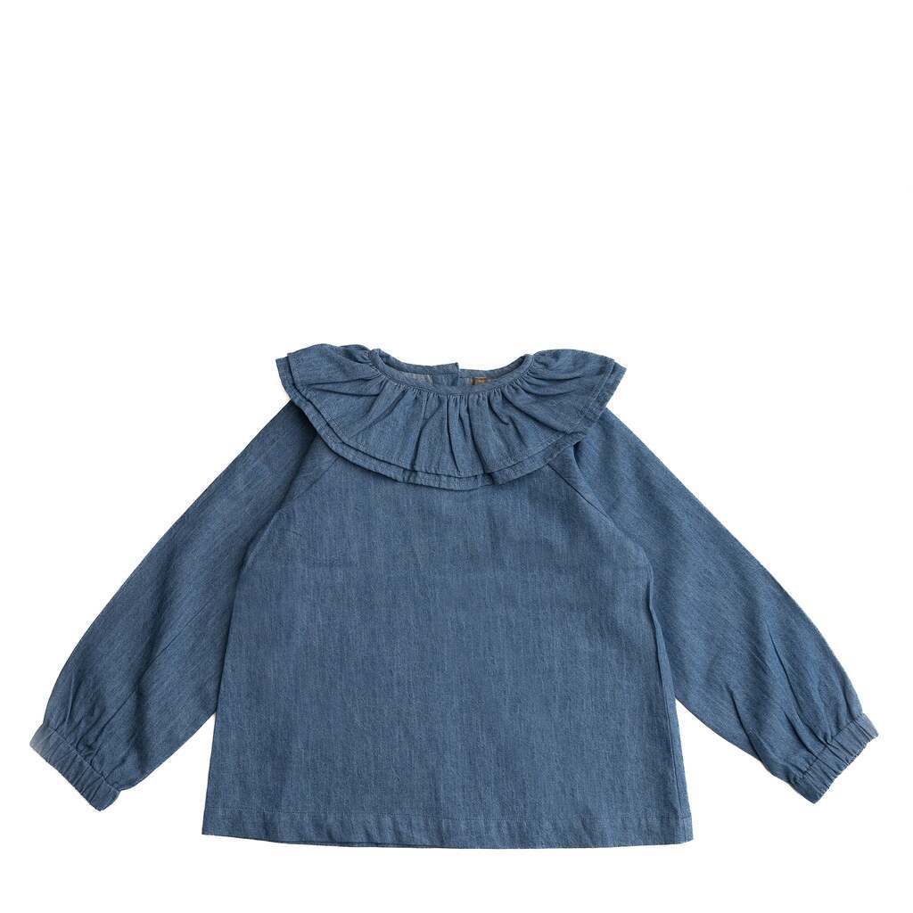 Gunda bluse - denim / 86/92
