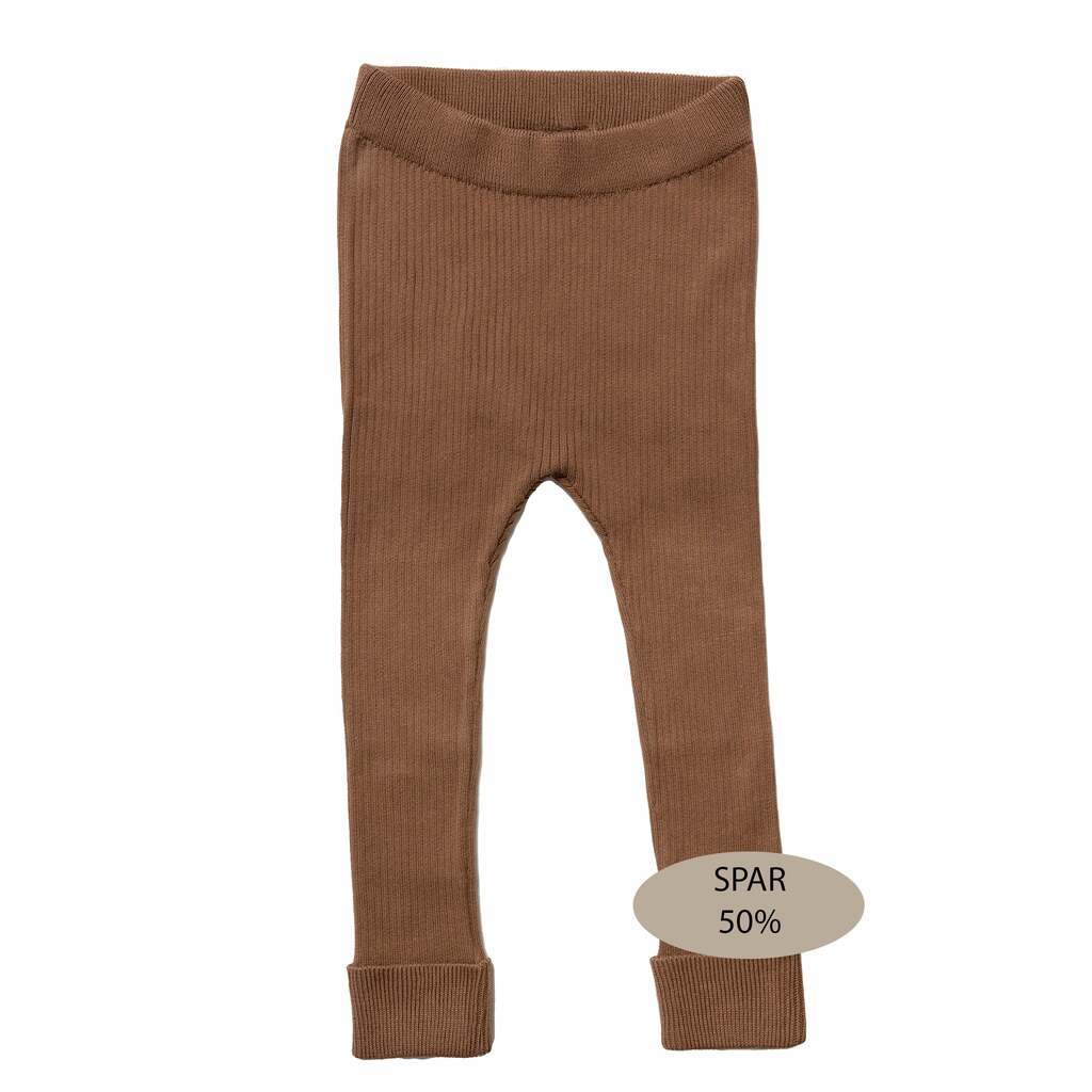 Lynge leggings - Brown / 116