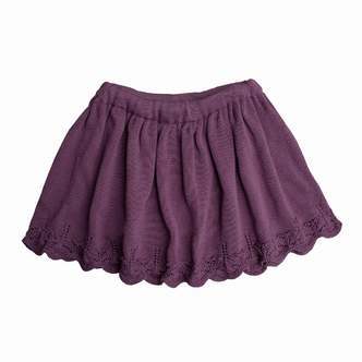 Luna nederdel - Prune purple / 110