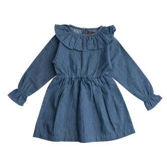 Elisa kjole - denim / 74