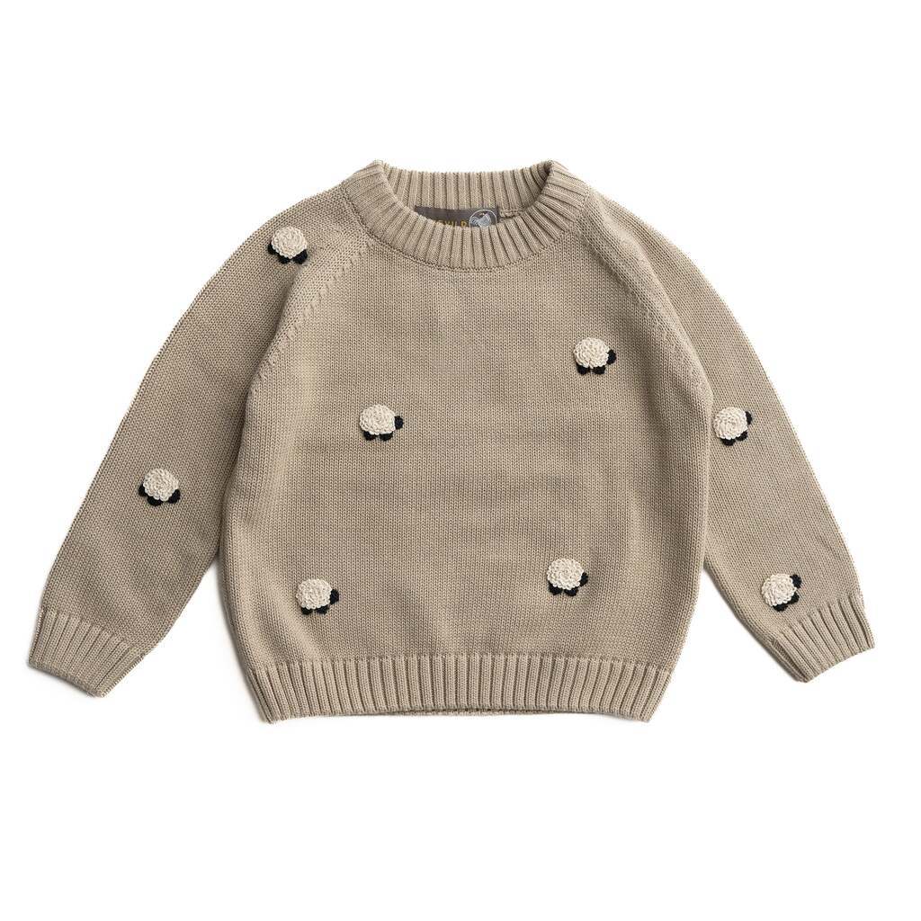 Lars bluse- sweater til børn - Crockery / 86/92