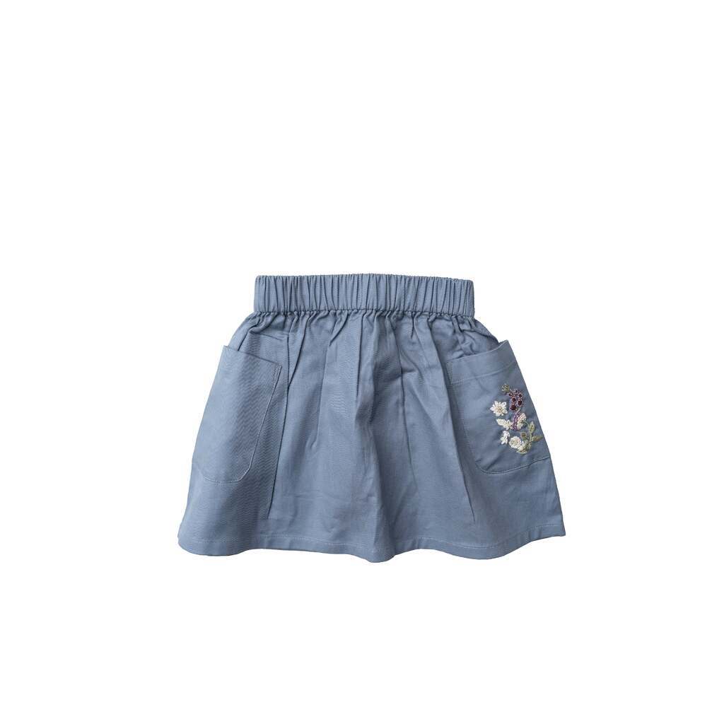 Laila nederdel - blue / 122/128