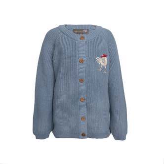 Kaj cardigan - blue blizzard / 104