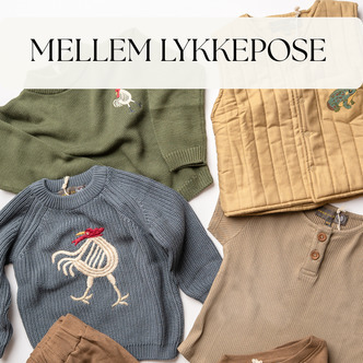 Lykkeposer - Mellem - Kvinde / 98 / Flerfarvet