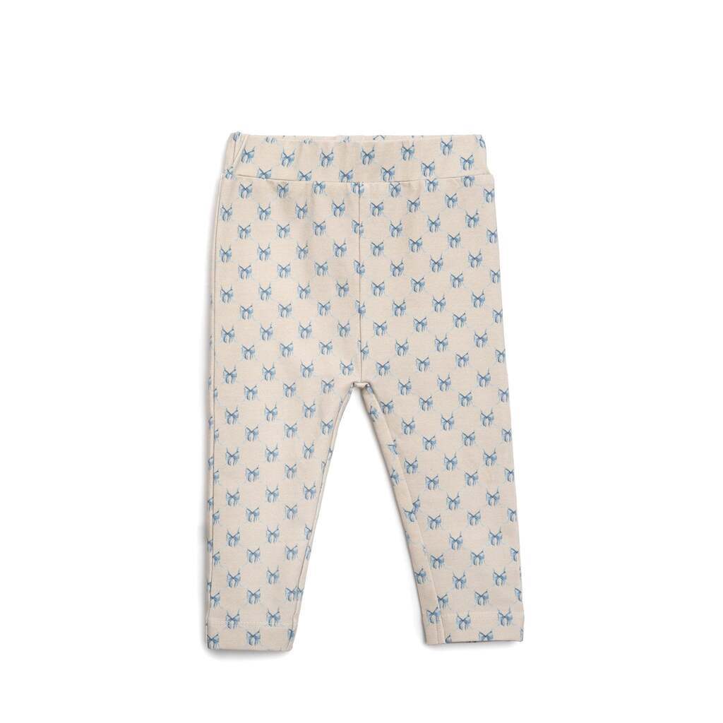 Leggings med sløjfeprint til baby  Summer Sand - 68