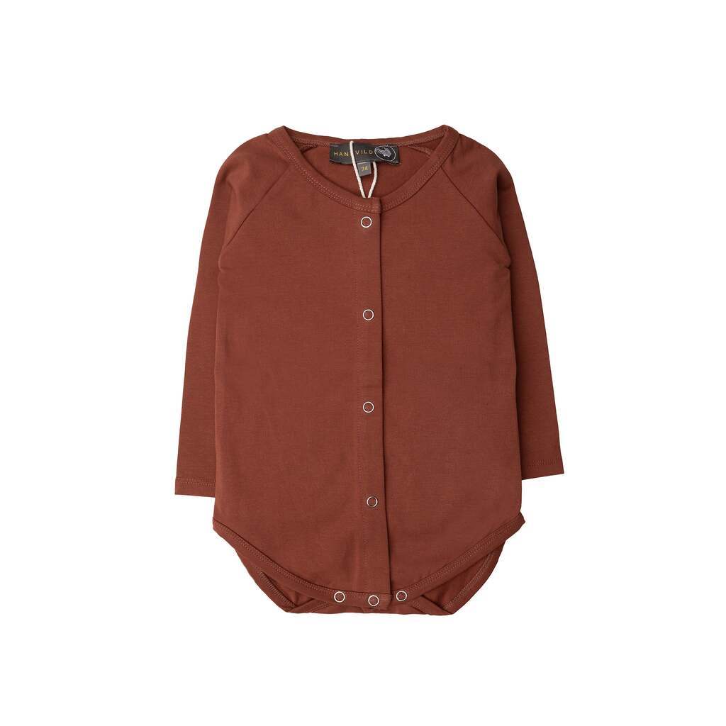 Bodystocking, øko bomuld - coffee / 74