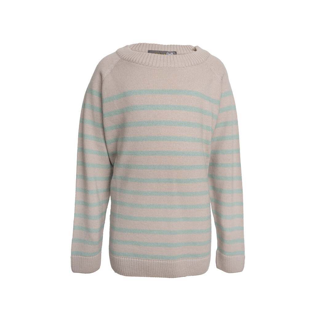 Bertil bluse, 100% merinould - cream oatmeal / 110