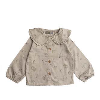 Mynte skjorte - skjorte til piger - Timber / 134/140