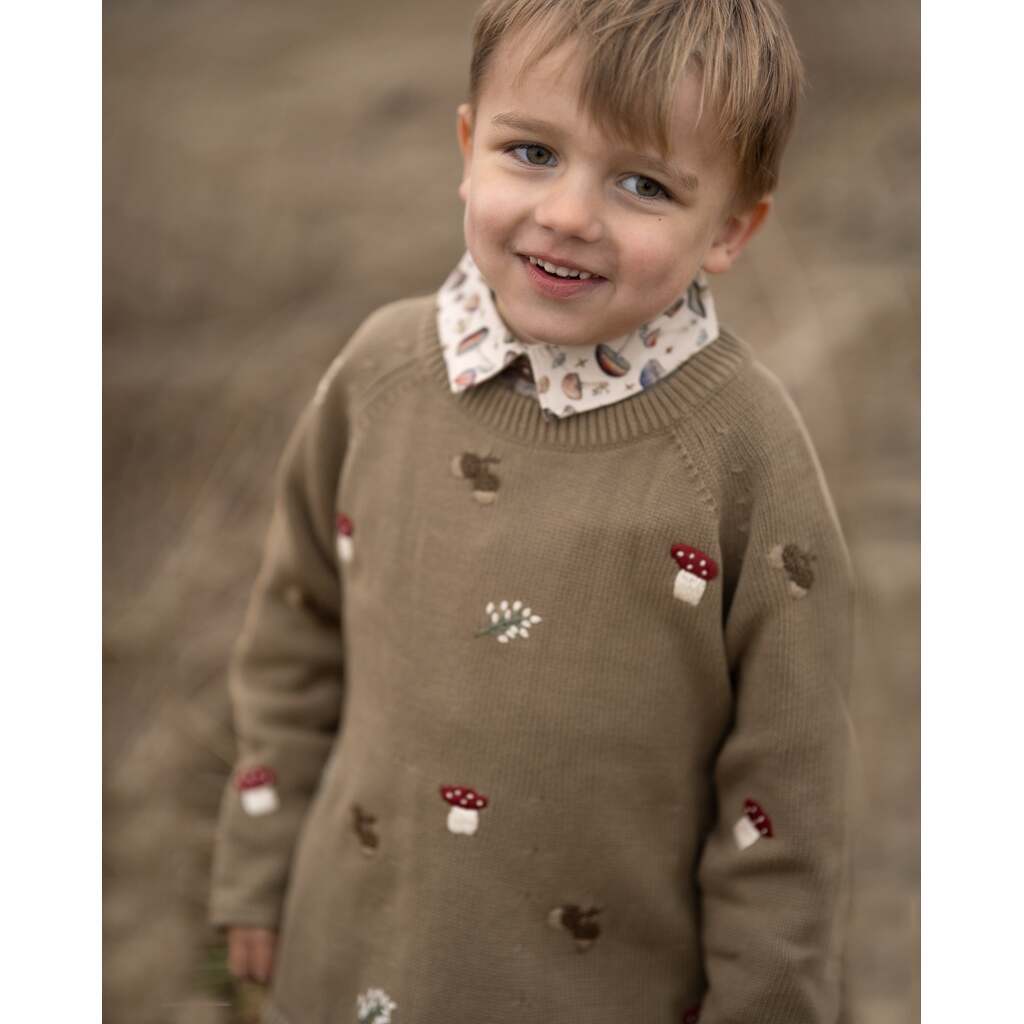 Efterårs bluse - coriander / 80