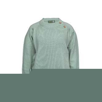 Bertil strikbluse i 100% merinould  Sage - sage / 116