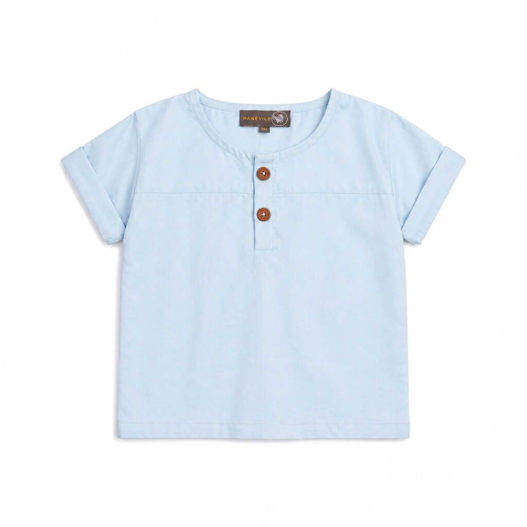 Sommer skjorte, kortærmet - Kentucky blue - 98/104