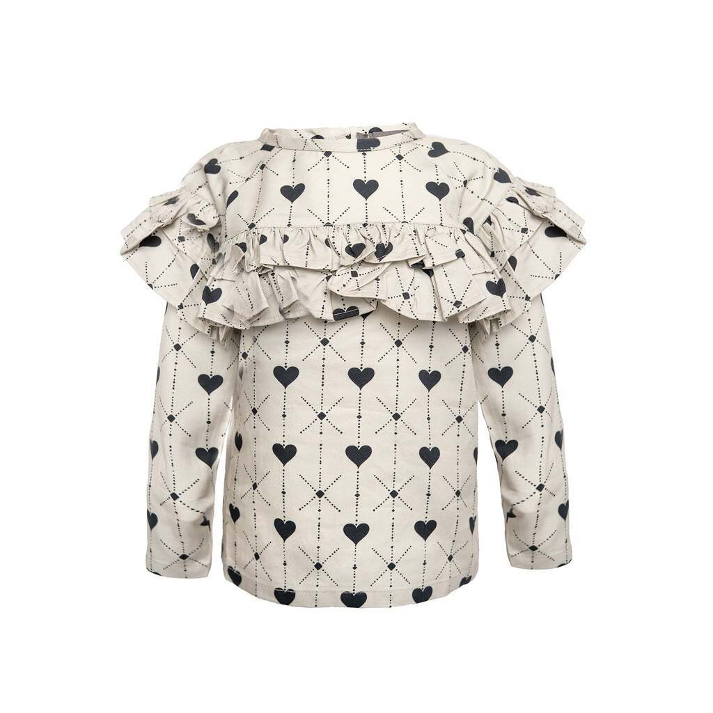 Hjerte bluse - Rainy / 104