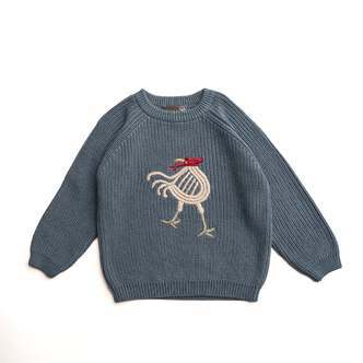 Hanevild bluse - strikket sweater - Stormy weather / 86/92