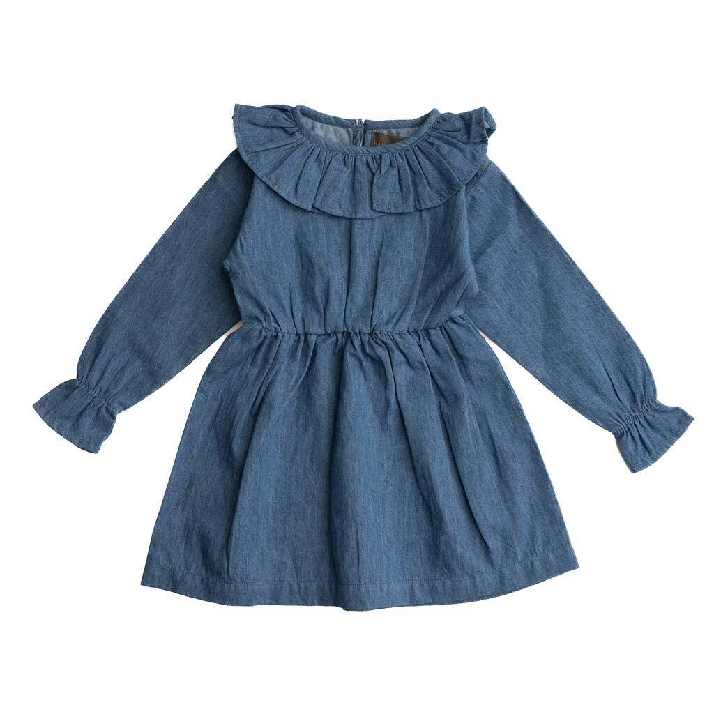Elisa kjole - denim / 80