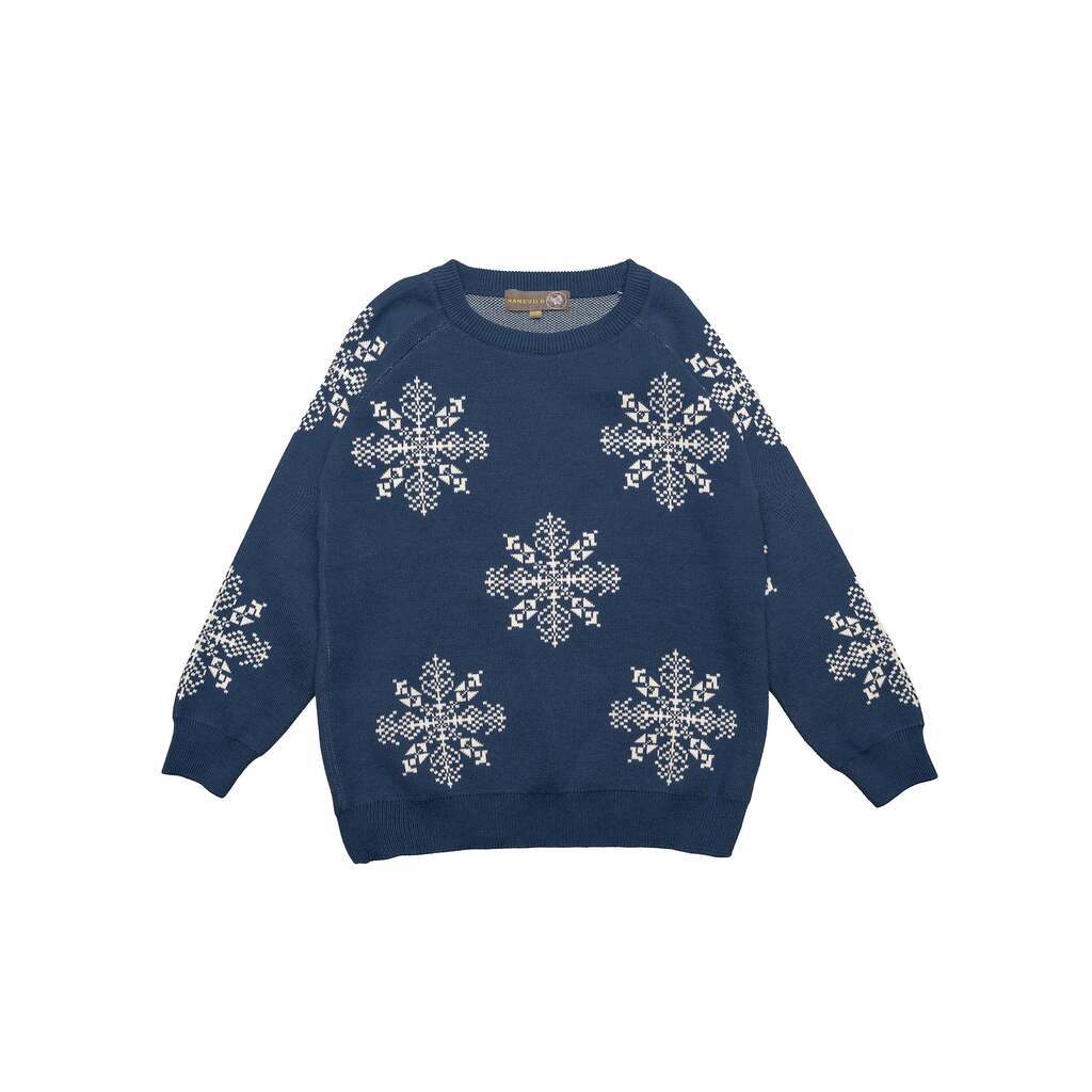 Snefnug bluse, blå - ensign blue / 86