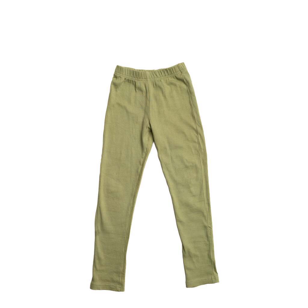 Leggings - sage - 122/128