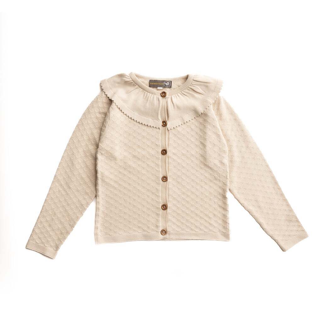 Margrethe cardigan - Summer sand / 110/116