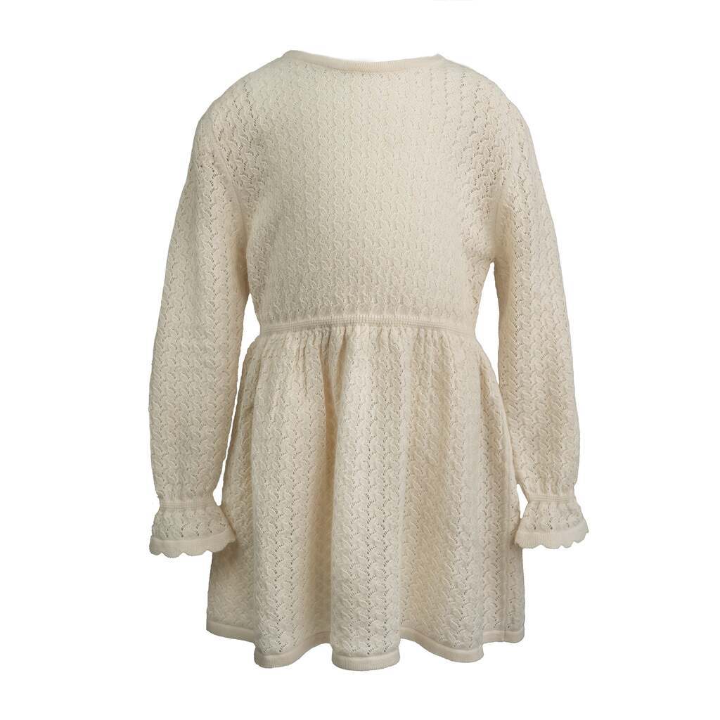 Ella kjole, baby, 20% uld - Birch / 80