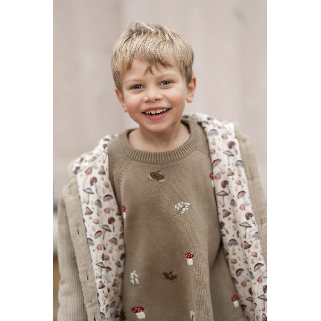 Svampe jakke - coriander / 134/140