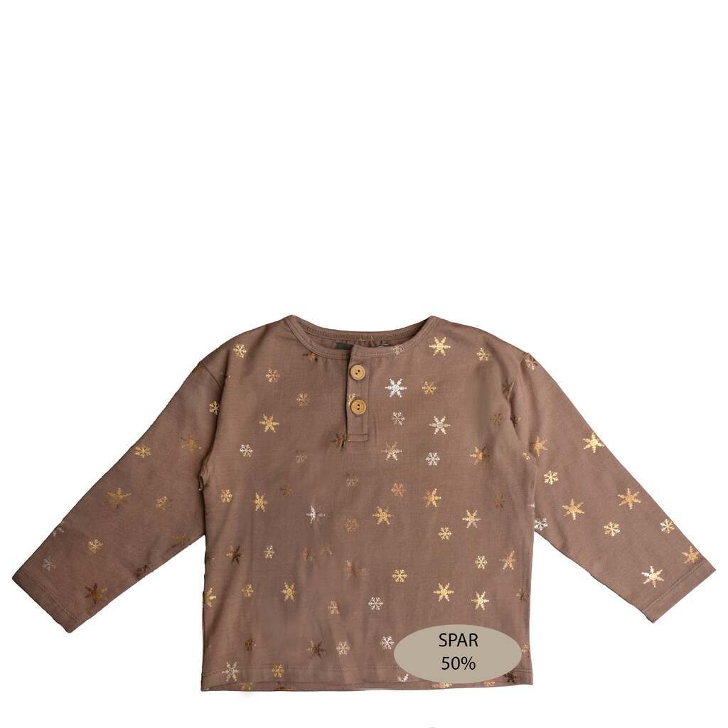 Bertil bluse, sneprint - Caribou / 92