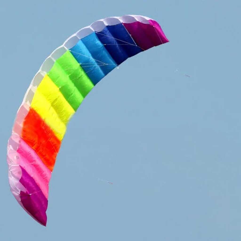 Wikz Parafoil Drage  Regnbue XL