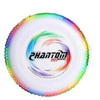 Wikz Frisbee LED - Aero Glow - Hvid