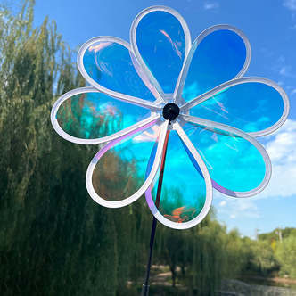 Wikz Vindhjul - Twista Flower XL - 50 cm - Transparent