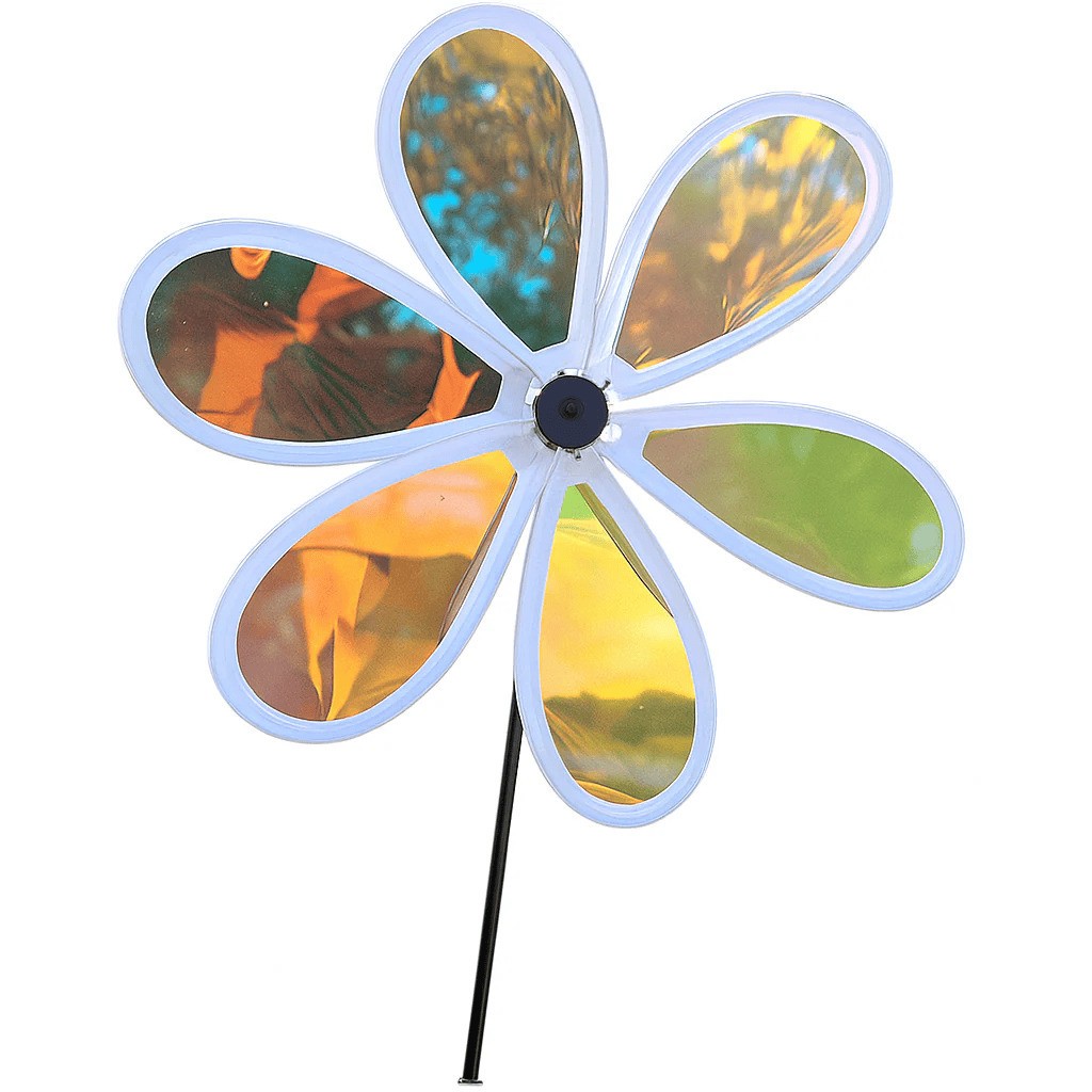 Wikz Vindhjul - Twista Flower - 27 cm - Regnbue