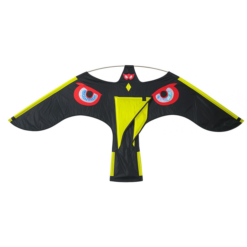 Wikz Mågeskræmmer drage - Sort/Gul