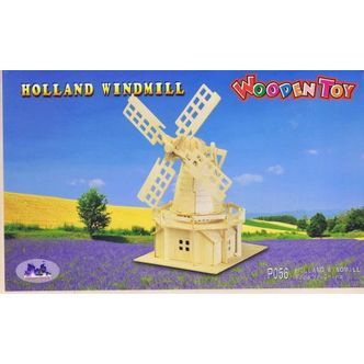 Holland Windmill, woodcraft Construction Kit