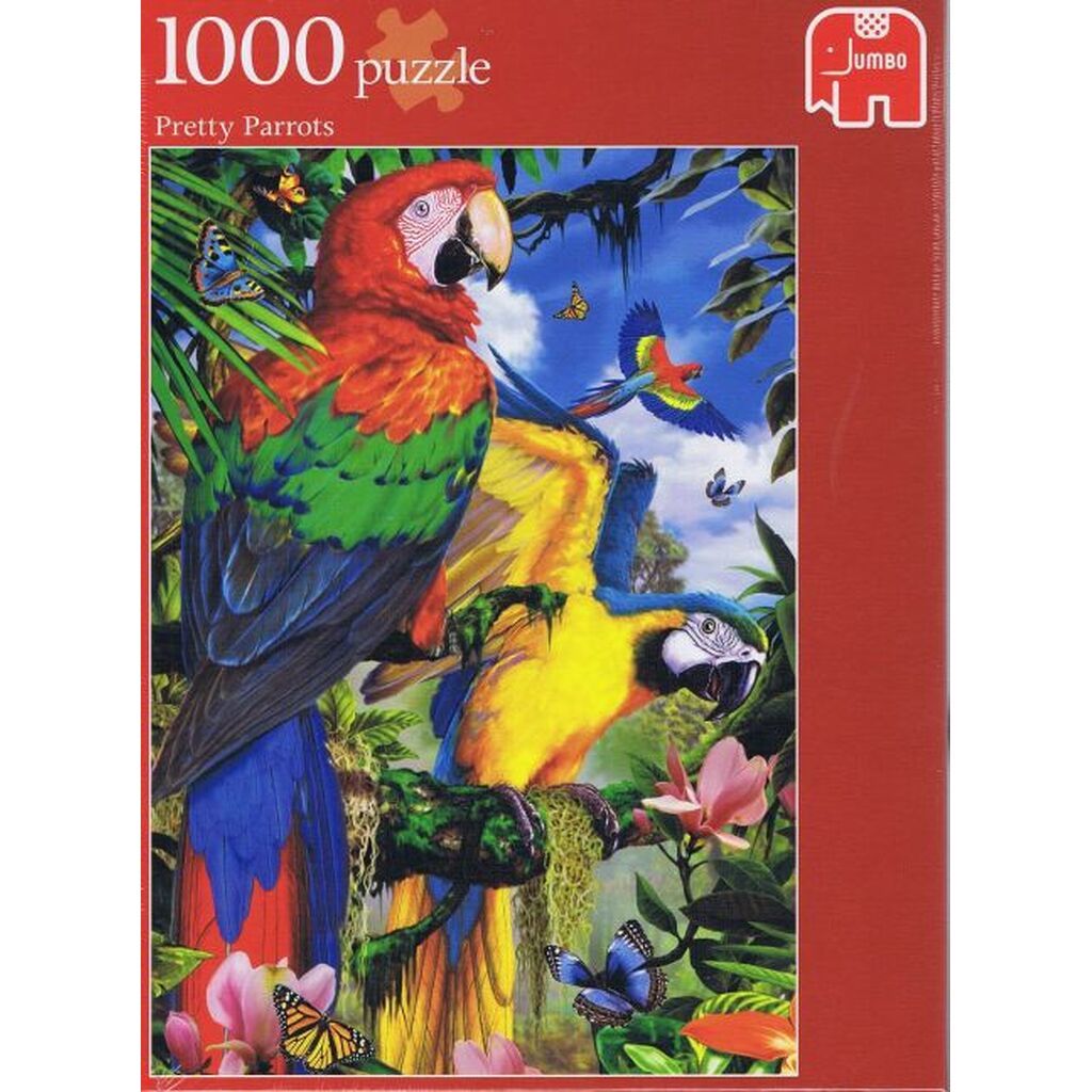 Pretty Parrots - 1000 brikker