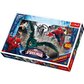 Spiderman Chasing Villain - 160 brikker