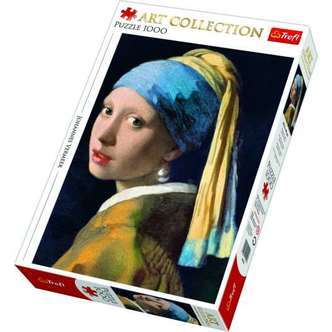 Girl with a pearl earring - 1000 brikker