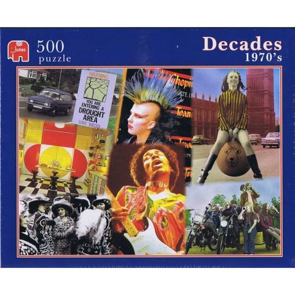Decades 1970Â´s - 500 brikker