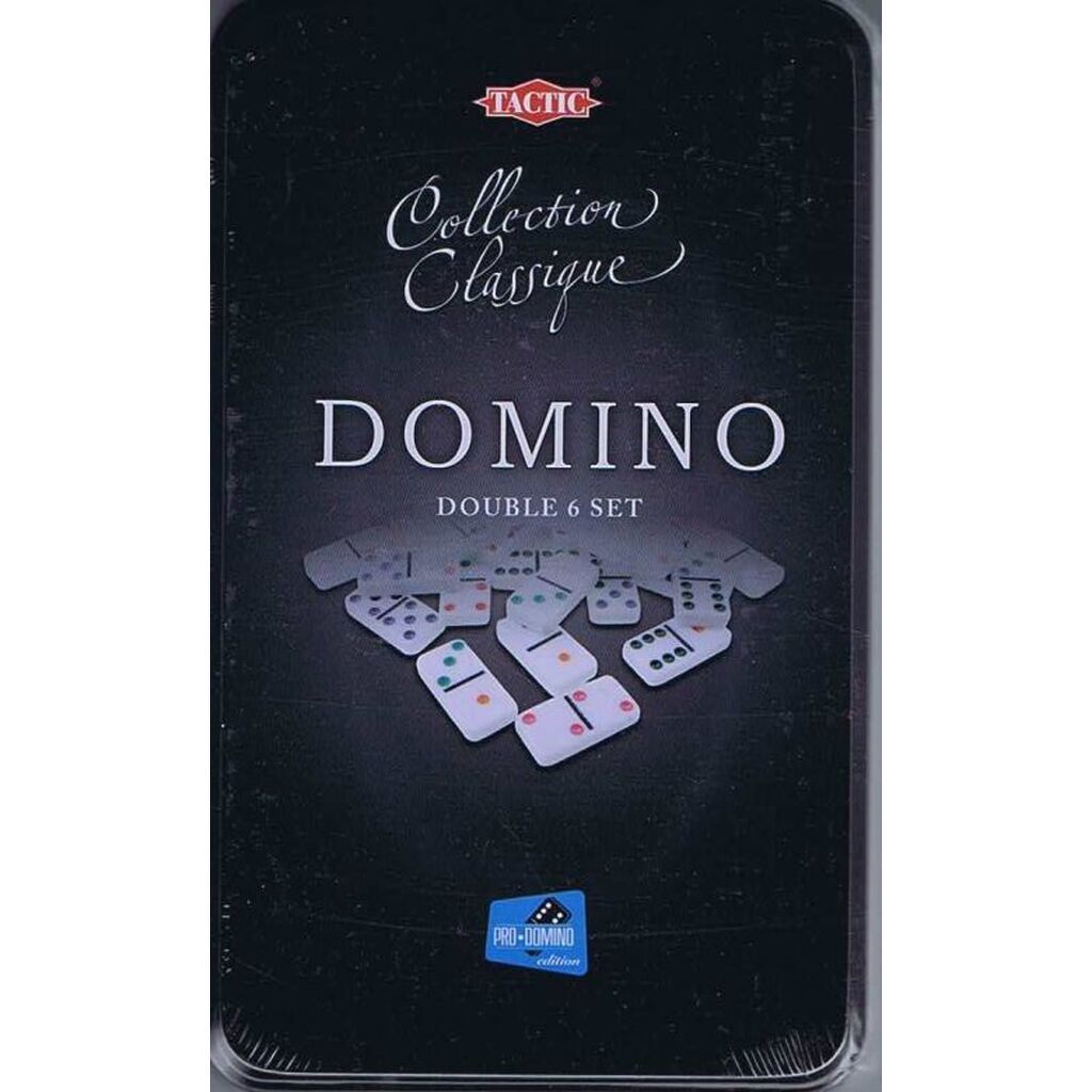 Domino, tin box