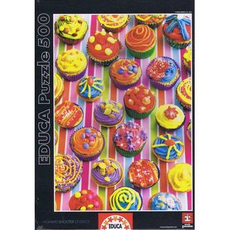 Colorful Cupcakes - 500 brikker