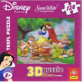 Snow White and the Seven Dwarfs, 3D - 120 brikker